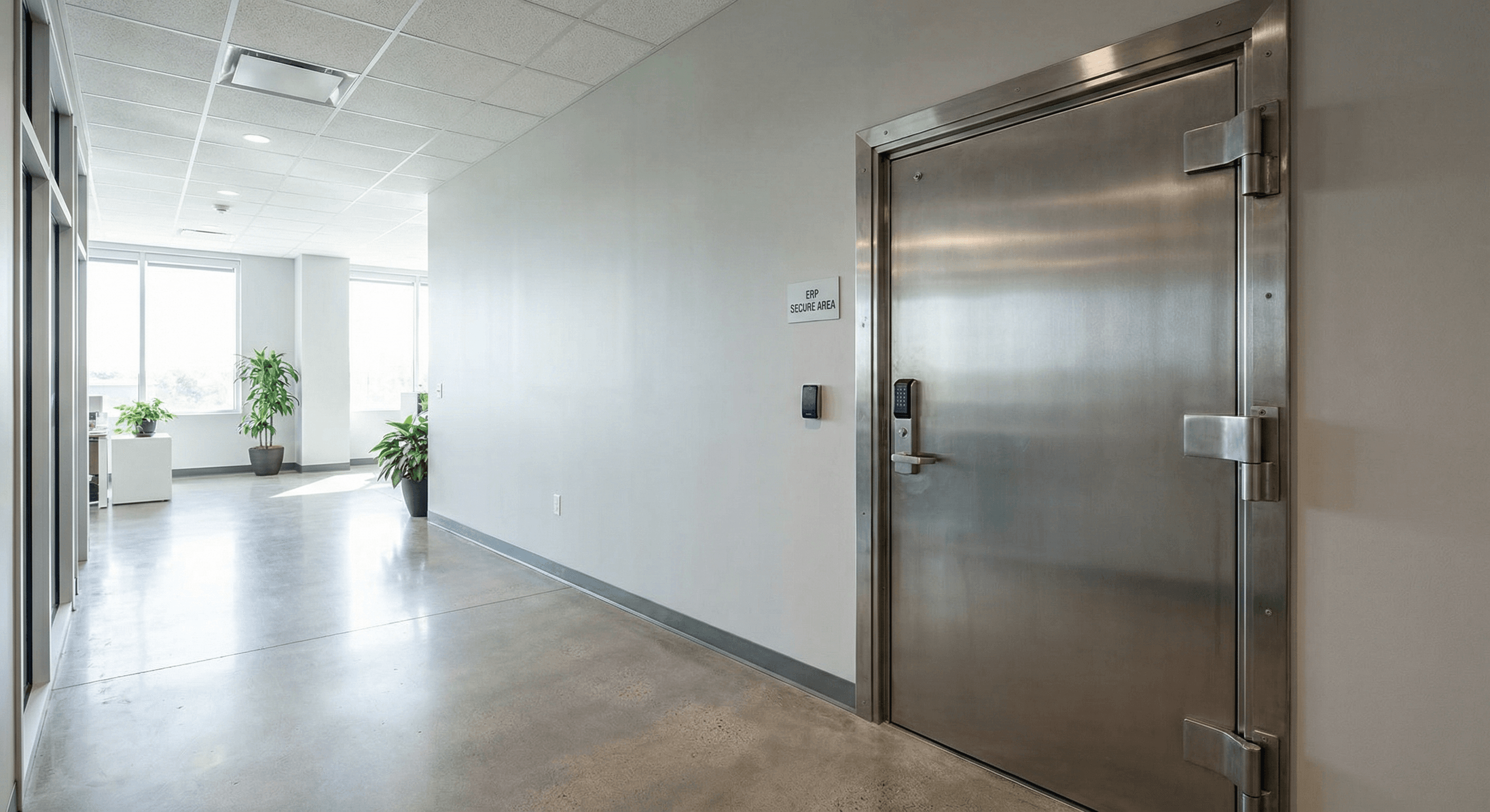 Photo professionnelle porte de securite professionnelle pour securisation d'acces