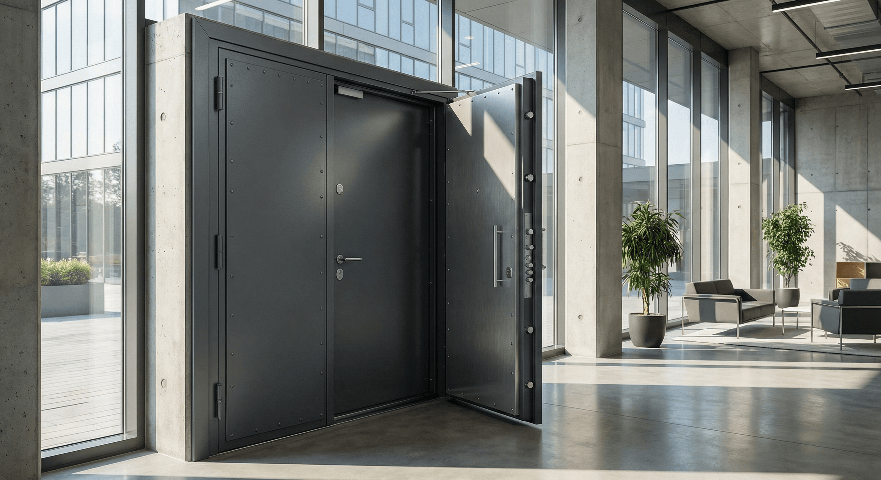 Photo professionnelle portes blindees de maisons pour securisation d'acces